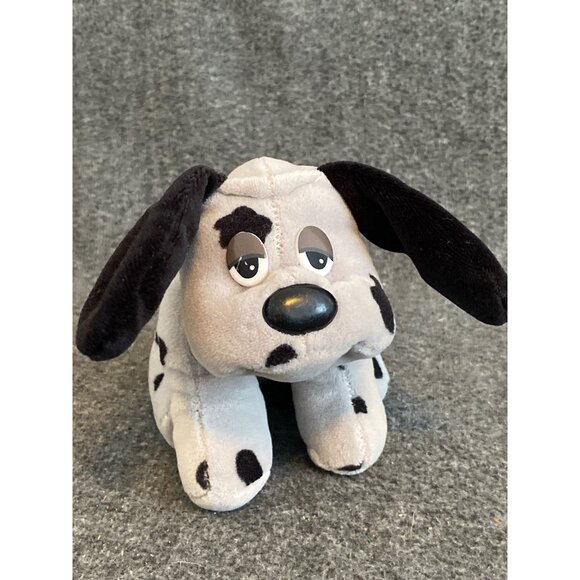 VTG Tonka Pound Puppies Gray Black Spots Puppy Dog Plush Stuffed Animal Toy Kore - Picture 2 of 12